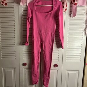 Amazon Pink Long Sleeve Jumpsuit women’s